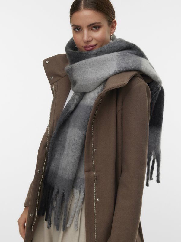 Vero Moda VMIVY LEAGUE - Scarf - grey/griffin/black/glacier grey