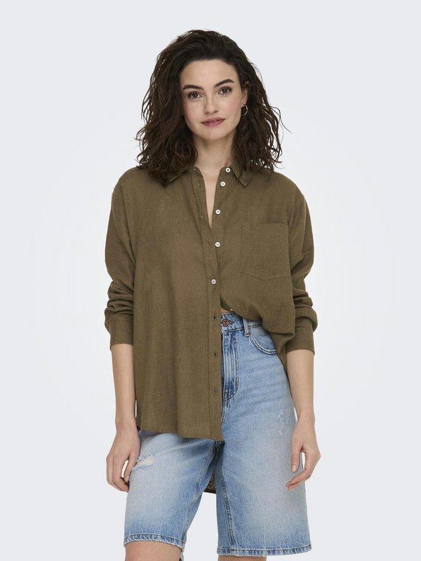 ONLY ONLTOKYO SHIRT - Button-down blouse - cub