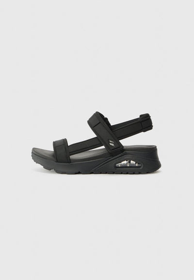 Skechers UNO - Platform sandals - black