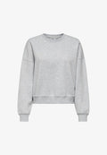 ONLY ONLBEST L/S CREW NECK SWT NOOS - Sweatshirt - light grey melange