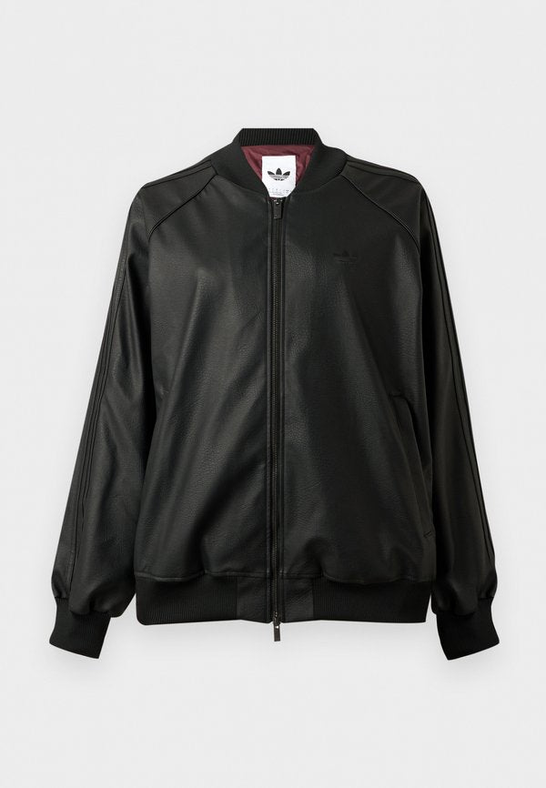 adidas Originals Bomber Jacket - black/maroon