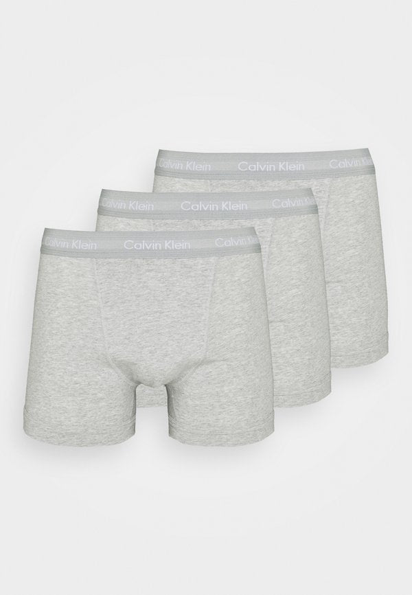 Calvin Klein Underwear TRUNK COTTON STRETCH 3 PACK  - Trunks - grey heather