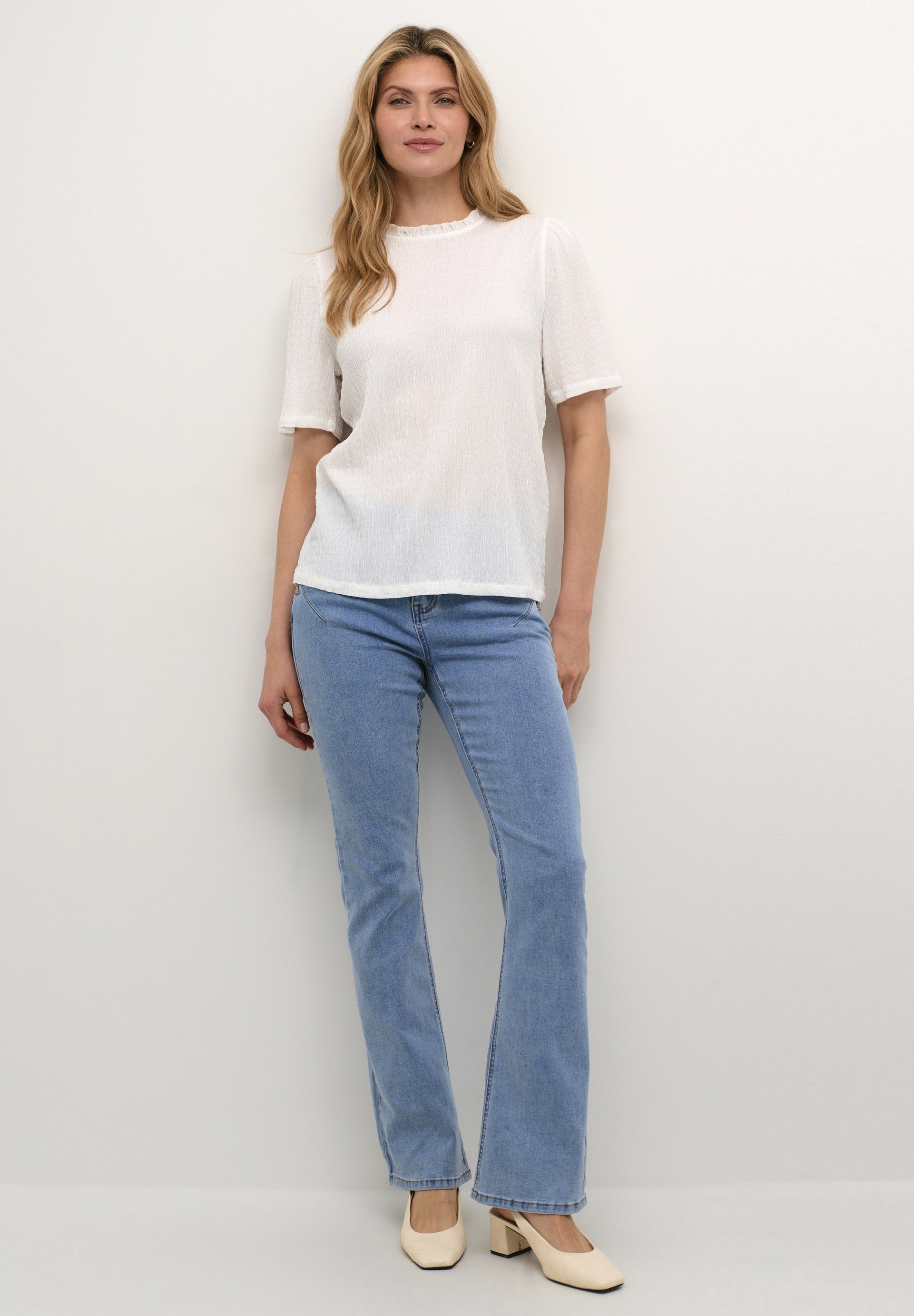 Cream CRFENJA SHORT SLEEVE