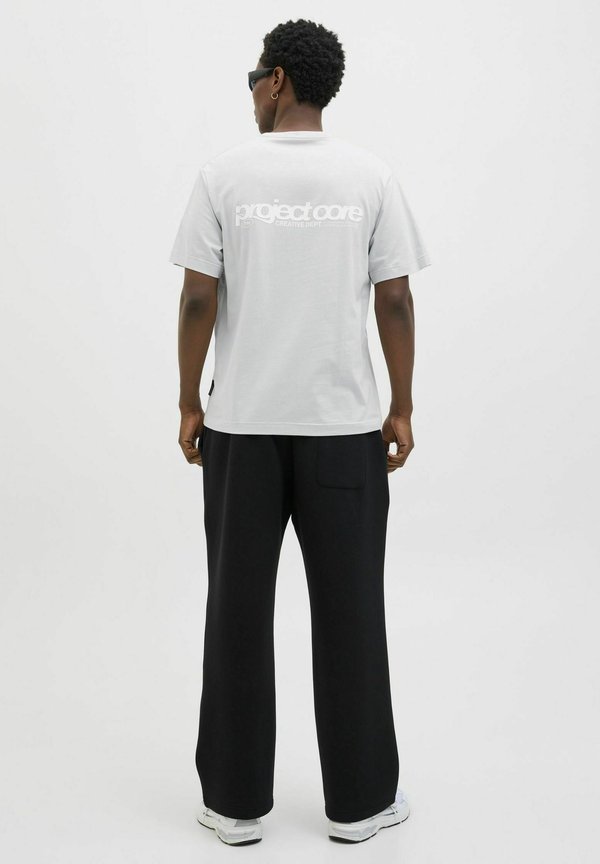 Jack & Jones Backprintet - Print T-shirt - gray dawn