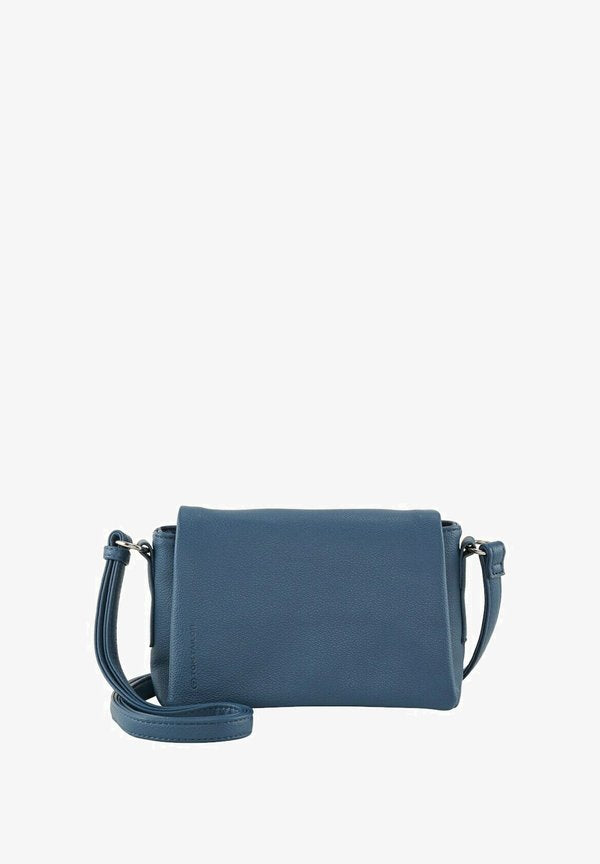 TOM TAILOR LISSI FLAP BAG S NO ZIP - Cross body bag - blue