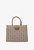 Guess NEDA COMP - Handbag - latte