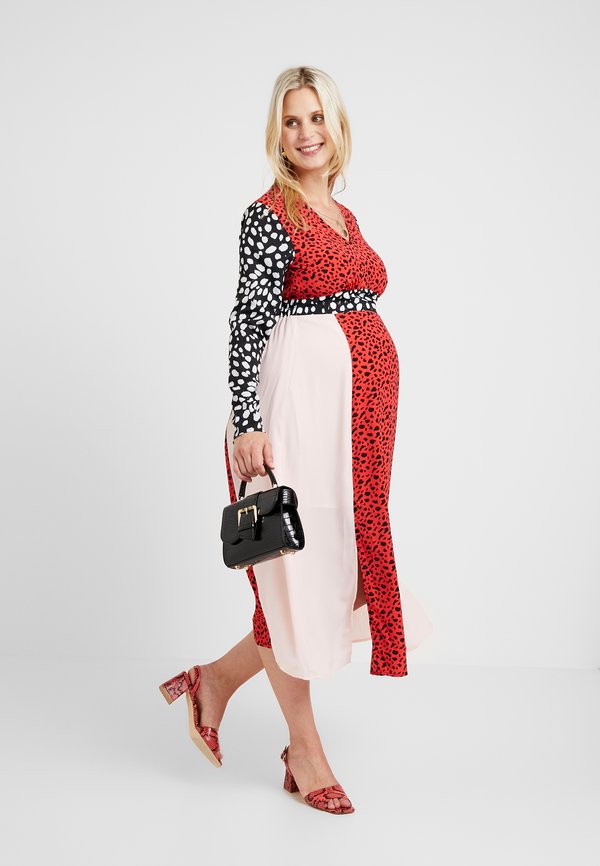 Glamorous Bloom LONG SLEEVE MIDI DRESS