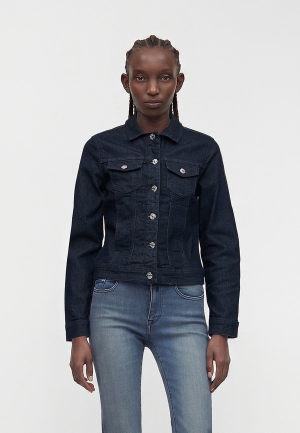 ONLY ONLWONDER JACKET - Denim jacket - dark blue denim
