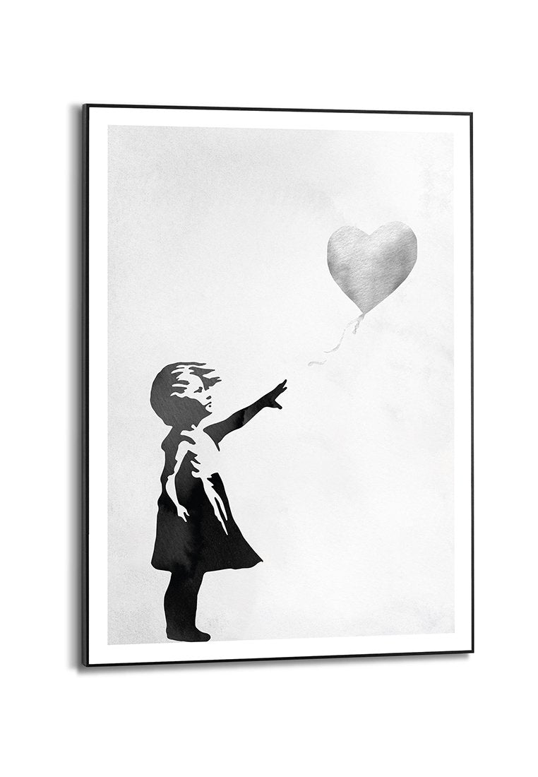 Orange Wallz GIRL WITH BALLOON