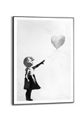 Orange Wallz GIRL WITH BALLOON