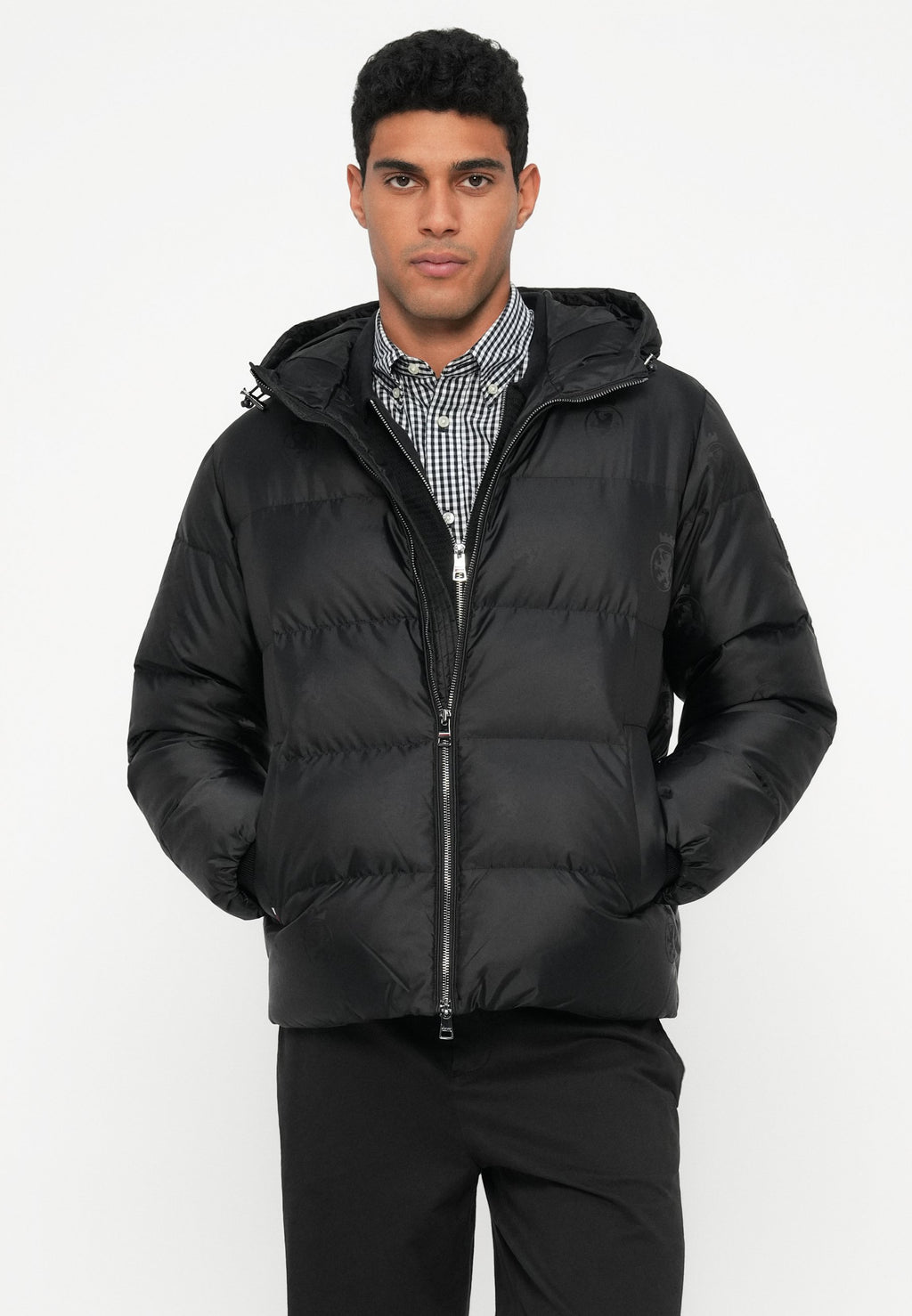TH CREST PRINT DOWN PUFFER JACKET Media 5