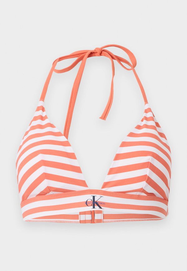 Calvin Klein Swimwear GRAPHIC MONOGRAM - Bikini top - acorn orange