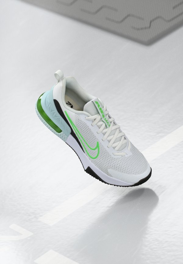 Nike Performance AIR MAX ALPHA 6 - Training shoe - white/green strike/glacier blue/summit white/black