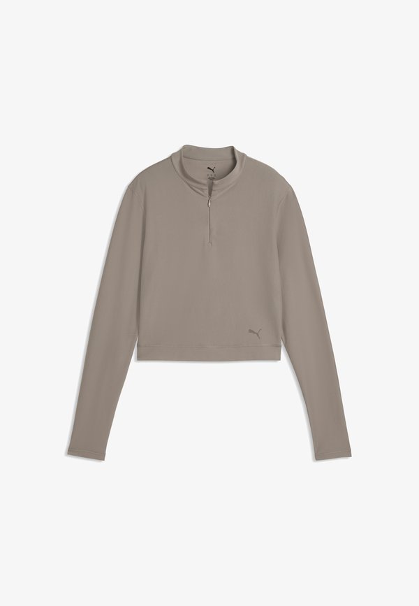 Puma ZIP - Long sleeved top - mouse gray