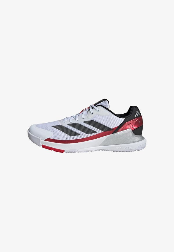 adidas Performance CRAZYQUICK LIGHTSTRIKE PADEL - Padel shoes - cloud white   core black   lucid red