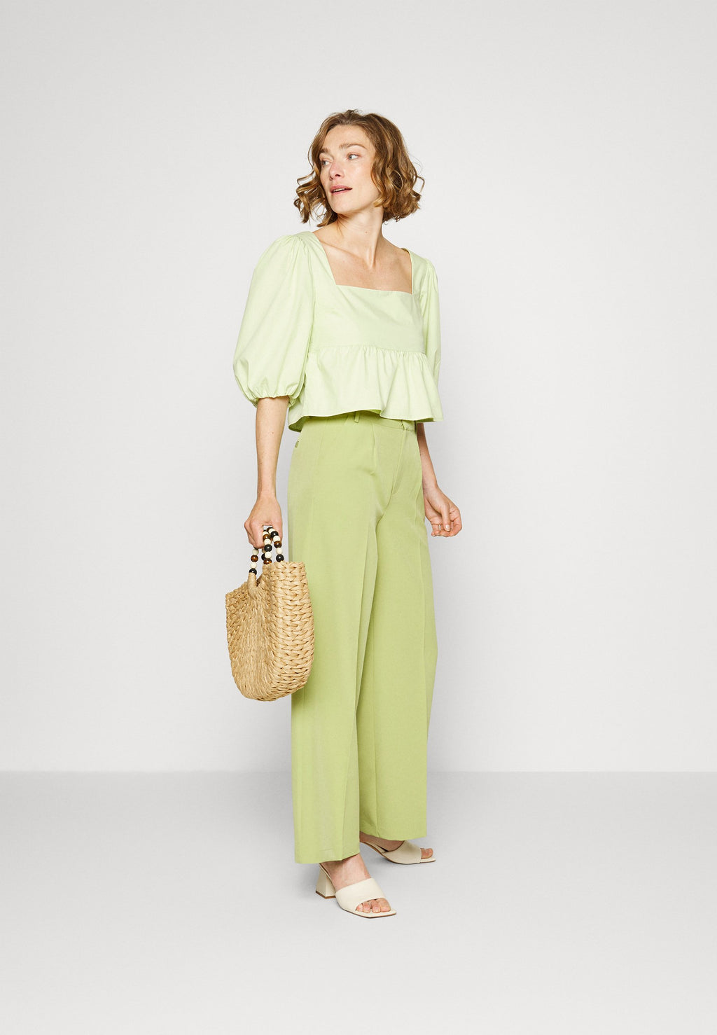 Abercrombie & Fitch FLUTTER CINCH FRONT FAUX FASHION