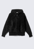 Weekday HAIRY BOXY ZIP HOODIE