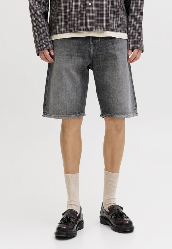 Jack & Jones Denim gy fit - Denim shorts - black denim pack am