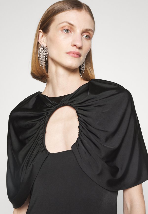 Et Ochs RUCHED CAPELET GOWN