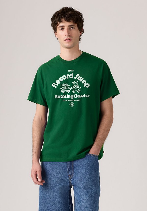Levi's® Print T-shirt - record swap green