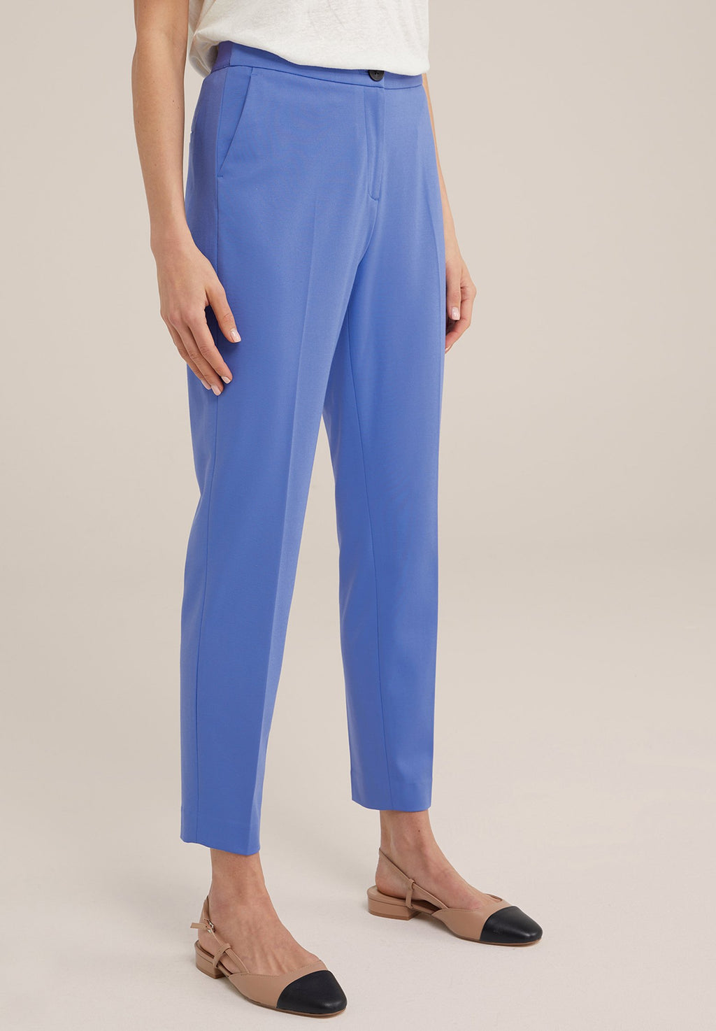 WE Fashion WE FASHION DAMES SLIM FIT PANTALON MET STRETCH