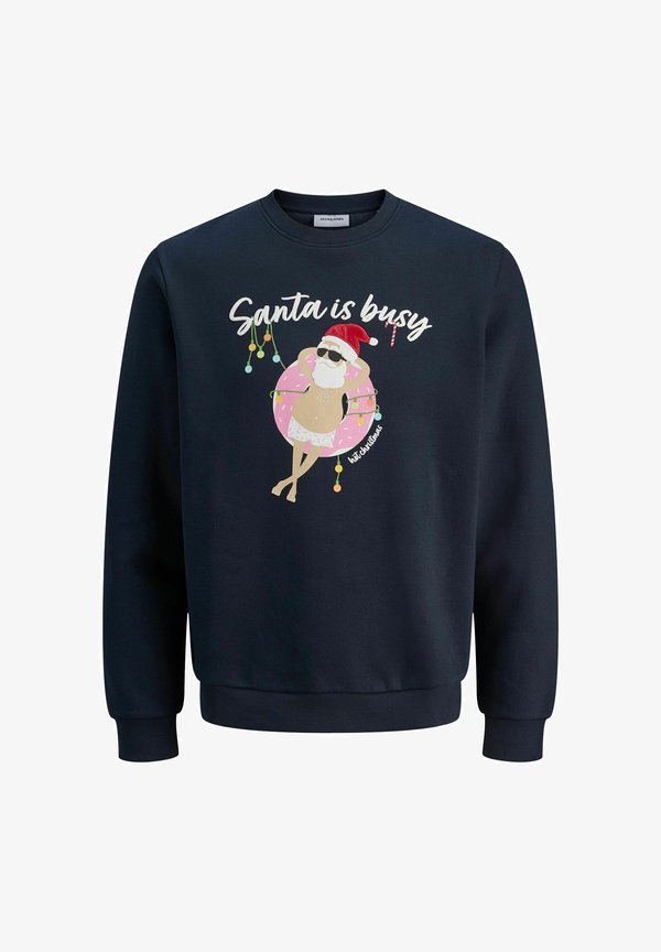 Jack & Jones Sweats X-mas Sweats - Sweatshirt - sky captain