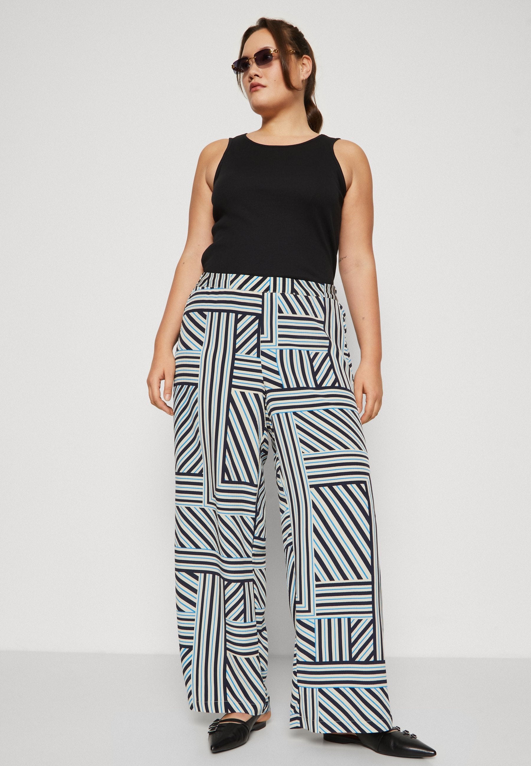 Vero Moda Curve VMCGIJI IDO WIDE PANTS