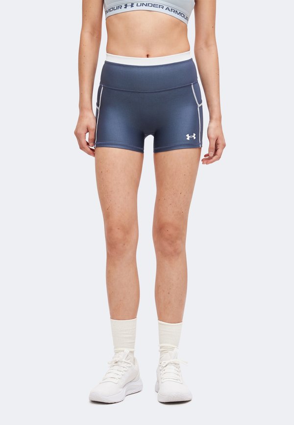 Under Armour HEATGEAR - Leggings - downpour gray/white
