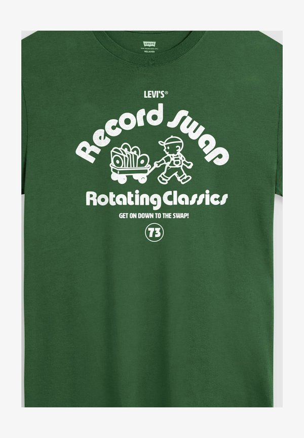 Levi's® Print T-shirt - record swap green