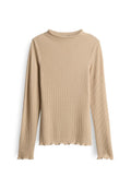 SLIM FIT RIB FUNNEL NECK Media 1