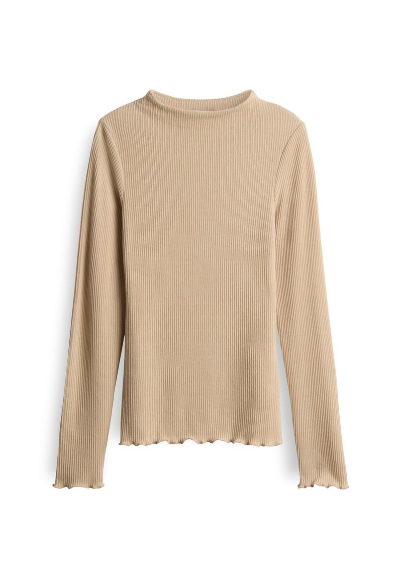 SLIM FIT RIB FUNNEL NECK Media 1