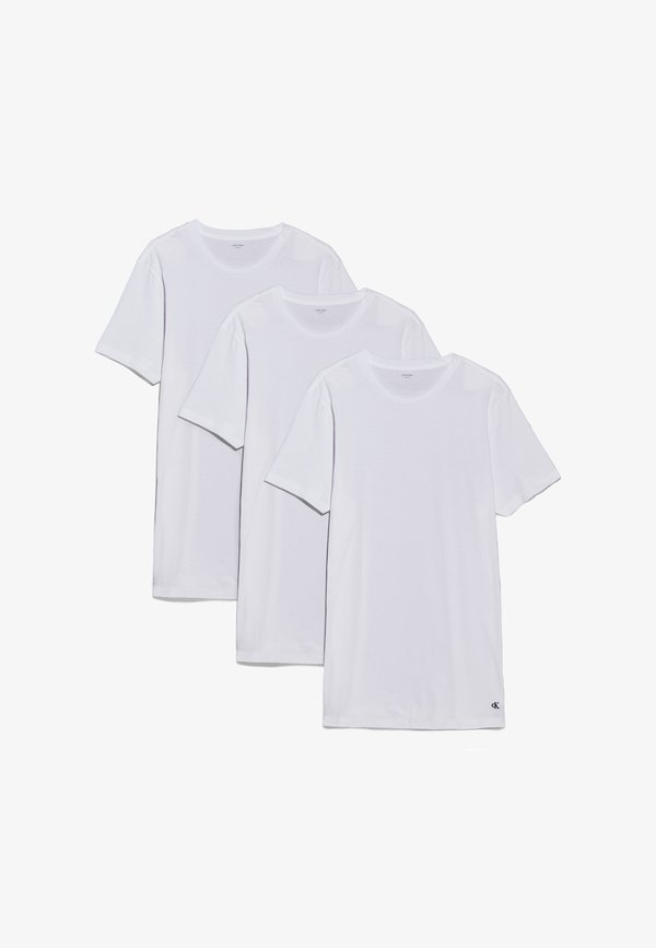 Calvin Klein Underwear 3 PACK T-SHIRTS 100% COTTON - Undershirt - white