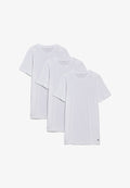 Calvin Klein Underwear 3 PACK T-SHIRTS 100% COTTON - Undershirt - white