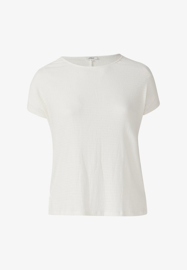 s.Oliver Basic T-shirt - ecru