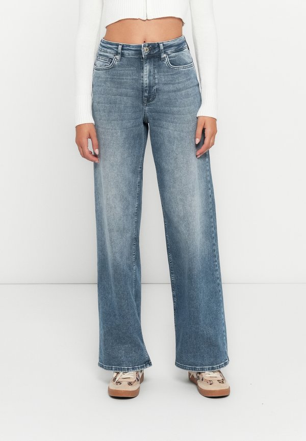 ONLY Wide-fit ONLMADISON High waist Wide Leg Fit - Wide Leg - special blue grey denim