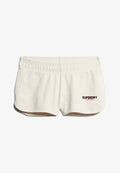 Superdry & Co LOGO RACER  - Tracksuit bottoms - rice white