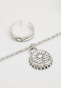 Icon Brand SUNRISE BRACELET AND NECKLACE GIFT UNISEX SET