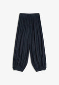 Bershka BALLOON - Trousers - royal blue