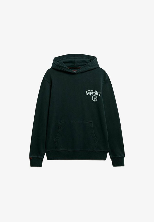 Superdry & Co TOKYO NARRATIVE  LOOSE - Hoodie - blackboard