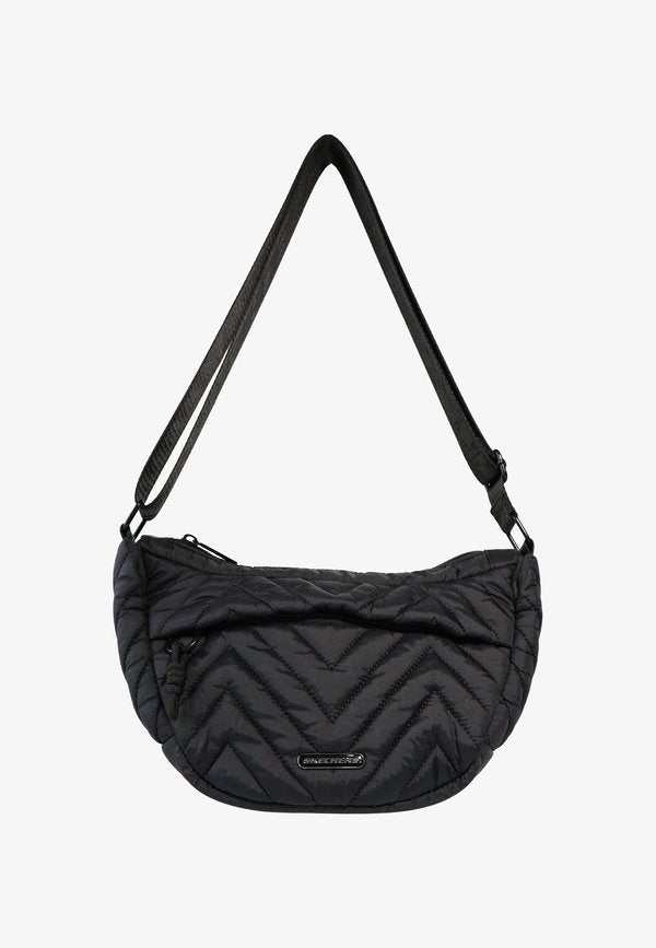 Skechers QUILTED SHOULDER BAG UNISEX - Cross body bag - black
