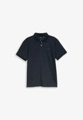 TOM TAILOR TOM TAILOR POLOSHIRTS POLOSHIRT MIT LOGO-PRINT - Polo shirt - white navy inject stripe
