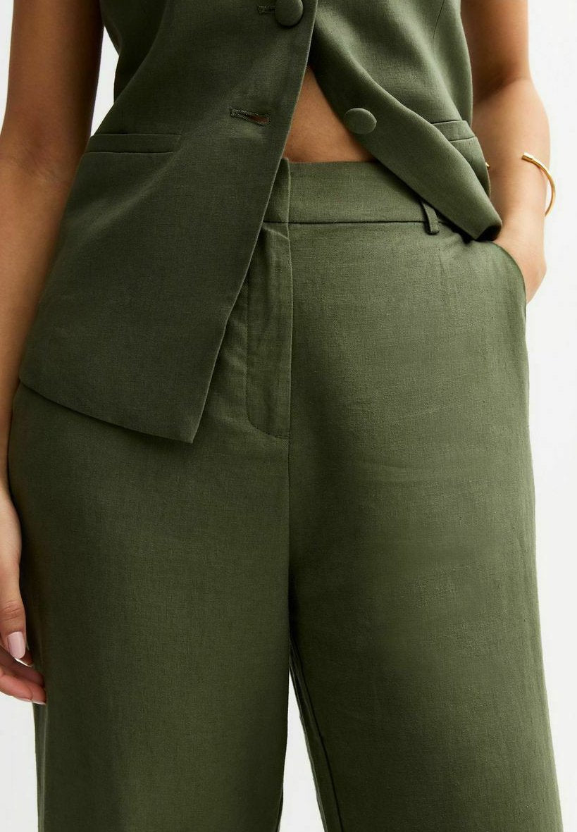 New Look LINEN BLEND WIDE LEG