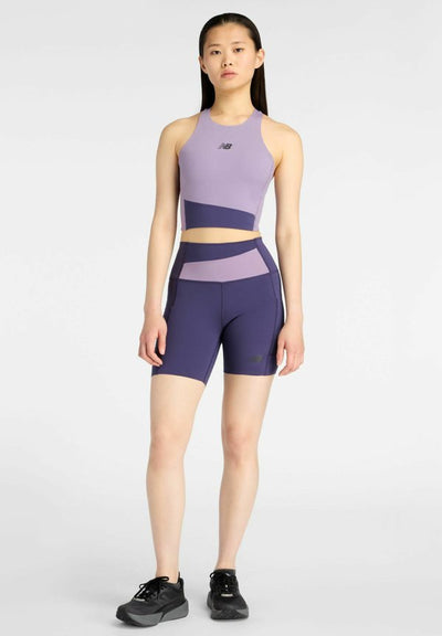 New Balance RC ELITE STORAGE CROP TANK - Top - candied violet
