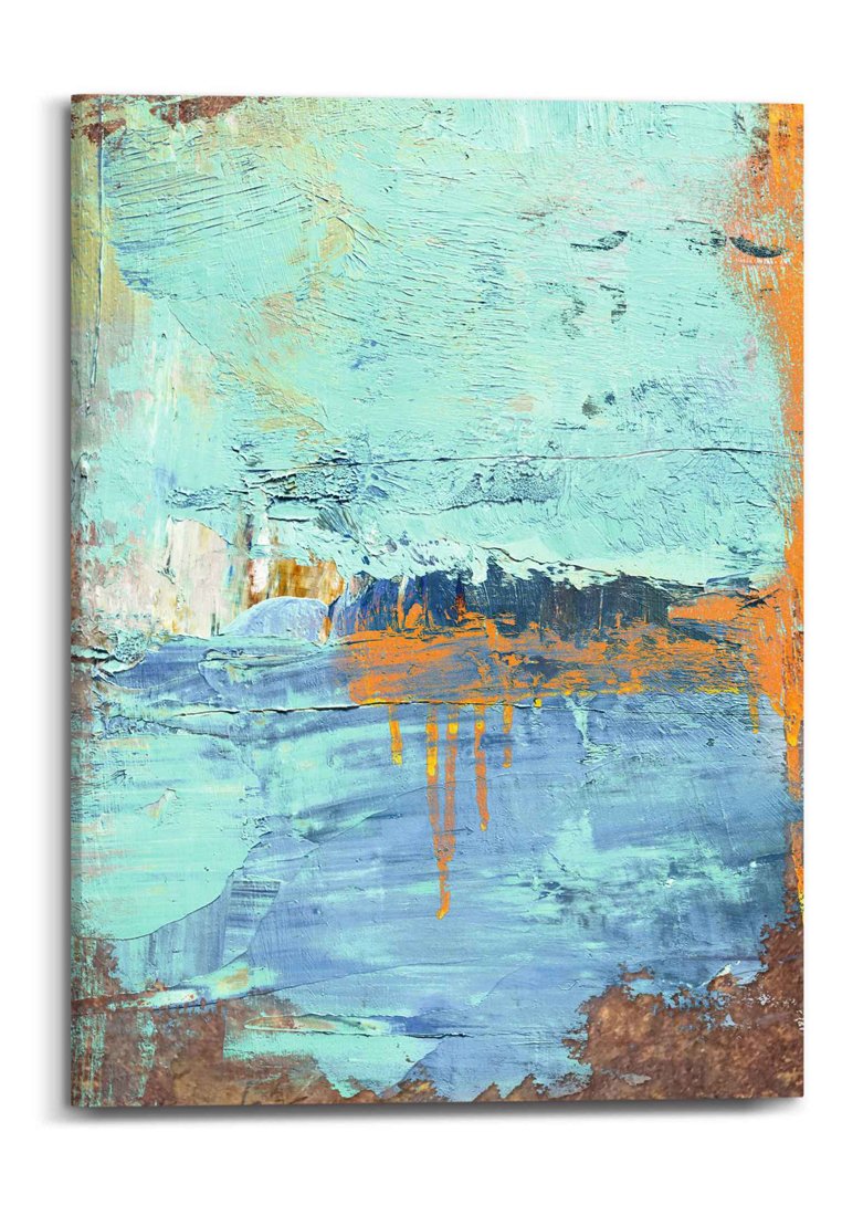 Orange Wallz ABSTRACT BLUE 1