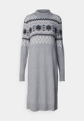 VILA VIRIL CREW NECK MIDI DRESS