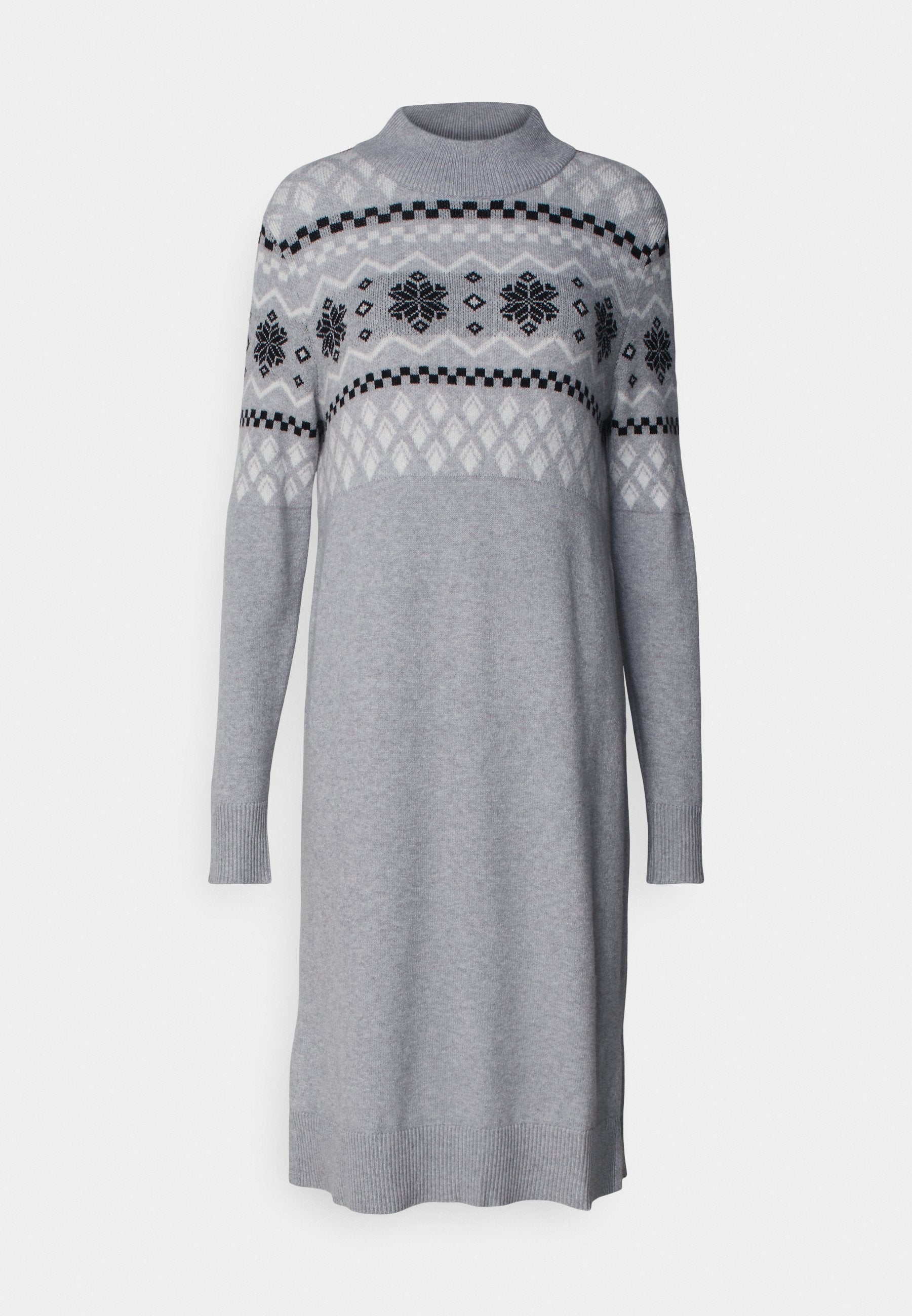 VILA VIRIL CREW NECK MIDI DRESS