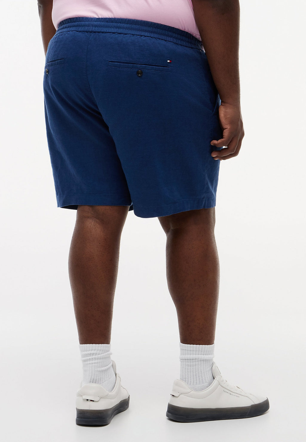 PLUS DOVER LINEN BLEND 8" INSEAM CHINO SHORTS Media 4