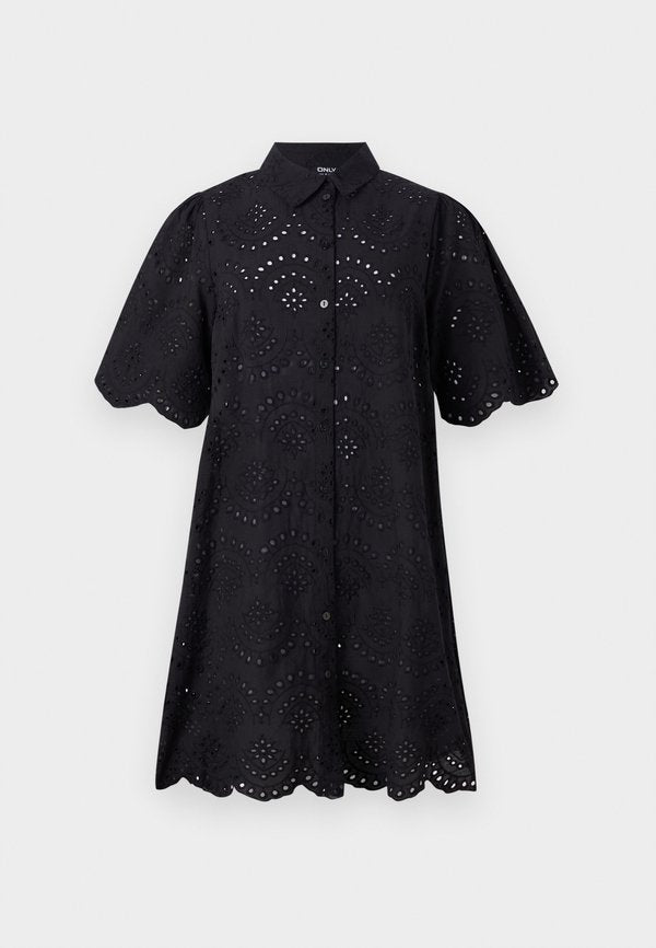 ONLY ONLVALAIS Short - Shirt dress - black