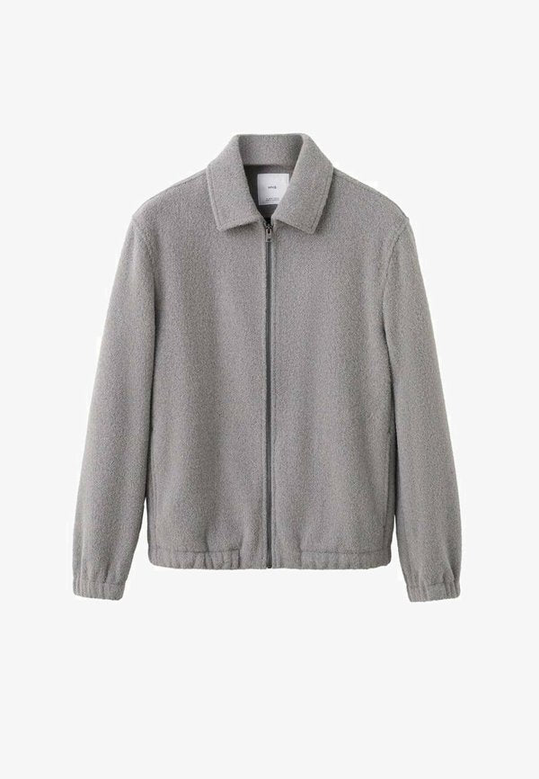 Mango Fleece jacket - grey