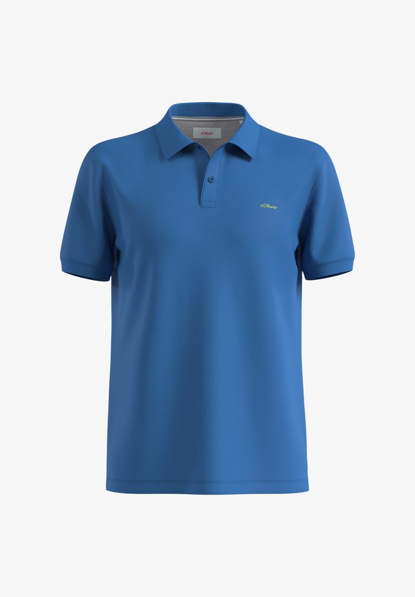 s.Oliver MIT LOGO-STICKEREI - Polo shirt - royalblau
